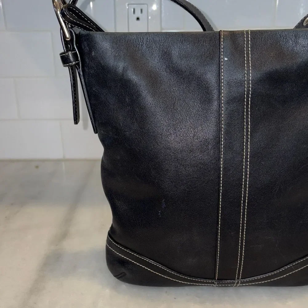 Coach Bag Purse Handbag Leather Vintage Y2K Slim Soho Hobo Crossbody Shoulder